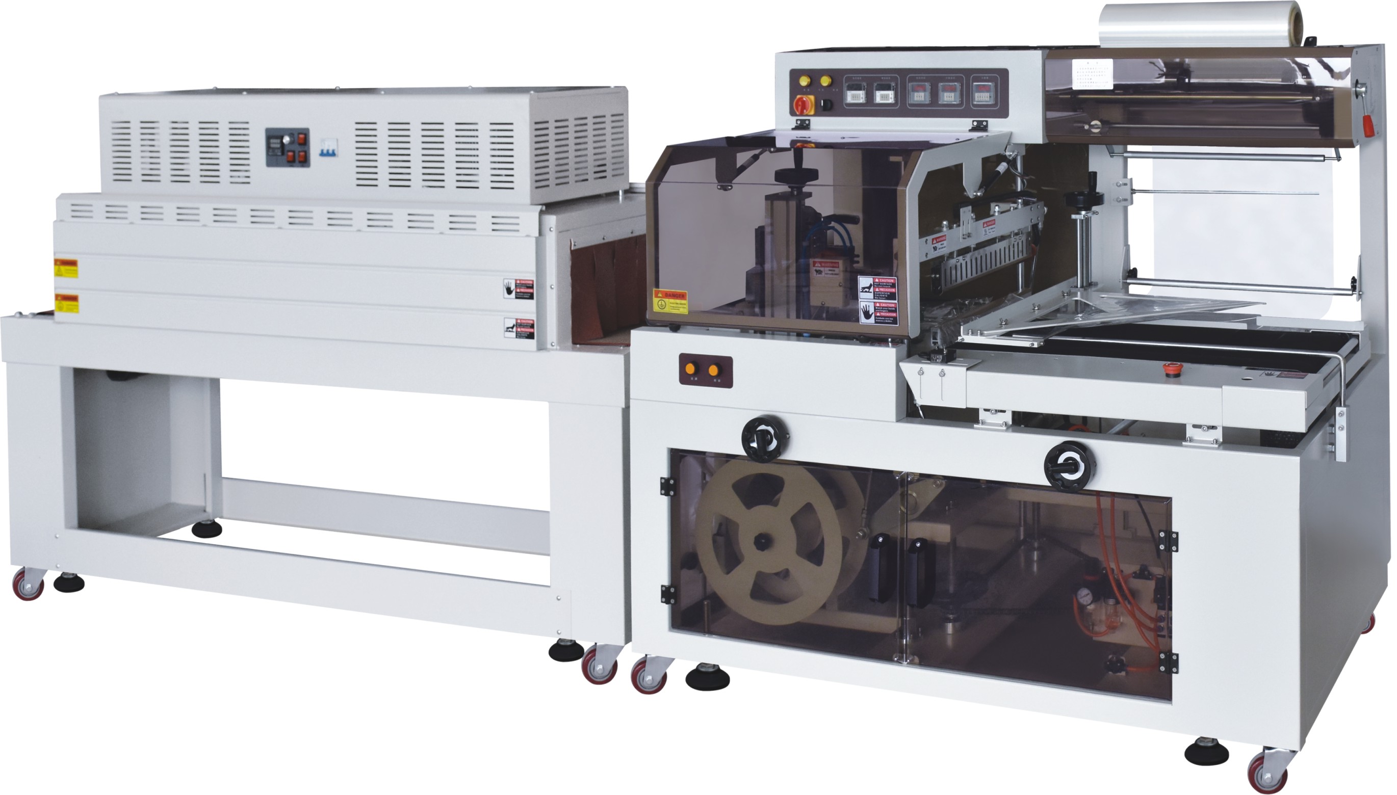 熱收縮膜包裝機，封口機  ,封箱機, 打包機 ,熱收縮膜定制, 全自動包裝機